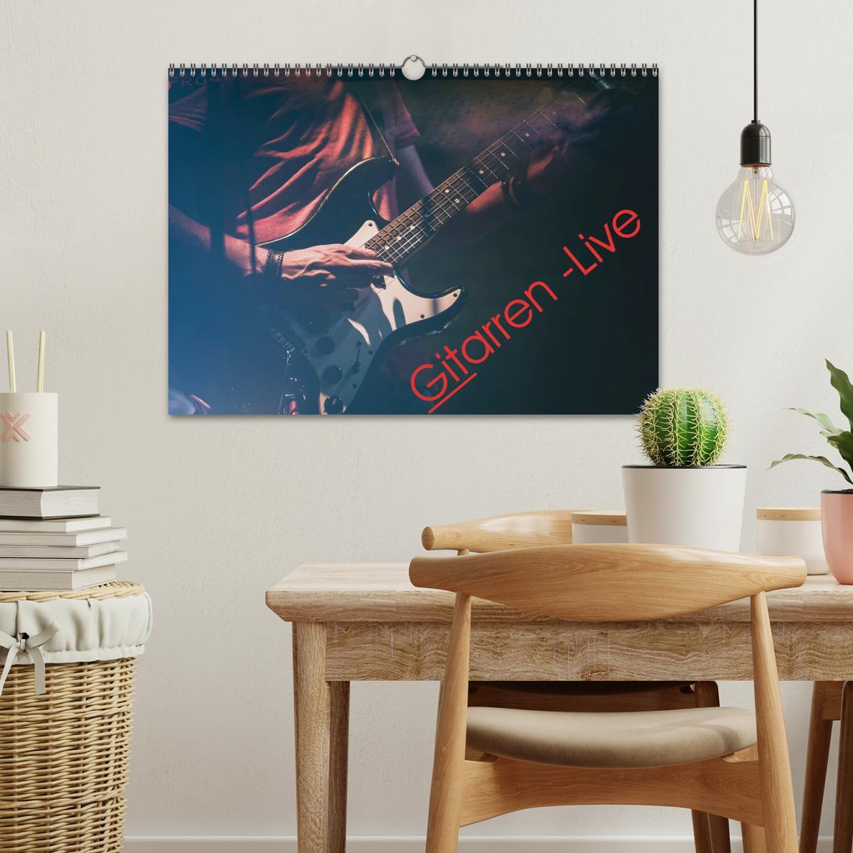 Bild: 9783435574001 | Gitarren - Live (Wandkalender 2025 DIN A3 quer), CALVENDO...