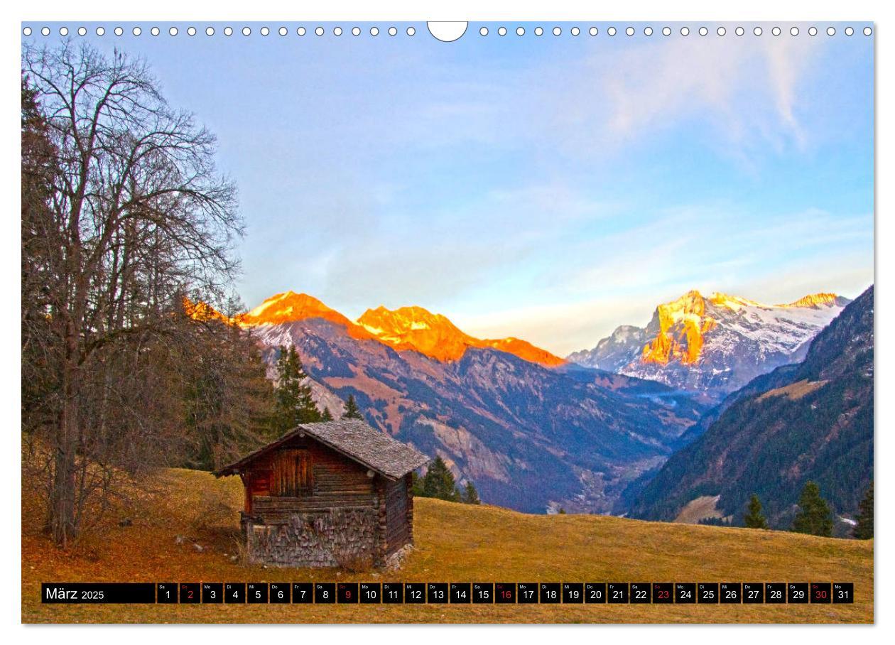 Bild: 9783435270736 | Berge im Berner Oberland (Wandkalender 2025 DIN A3 quer), CALVENDO...