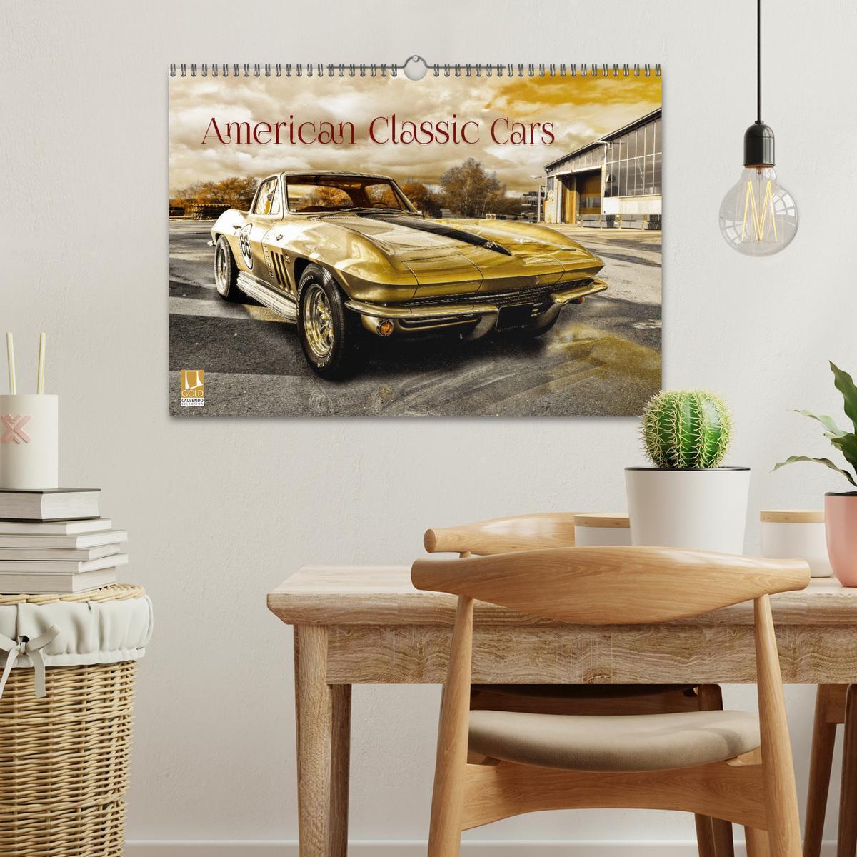 Bild: 9783435318476 | American Classic Cars (Wandkalender 2025 DIN A3 quer), CALVENDO...