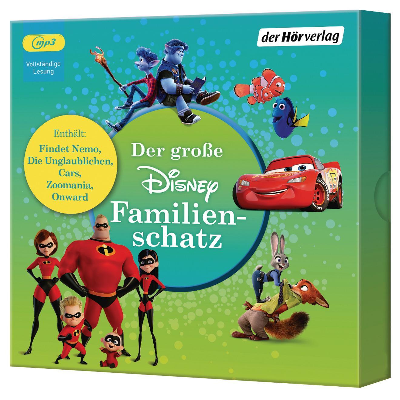 Cover: 9783844541601 | Der große Disney-Familienschatz | Anke Albrecht (u. a.) | MP3 | 2021