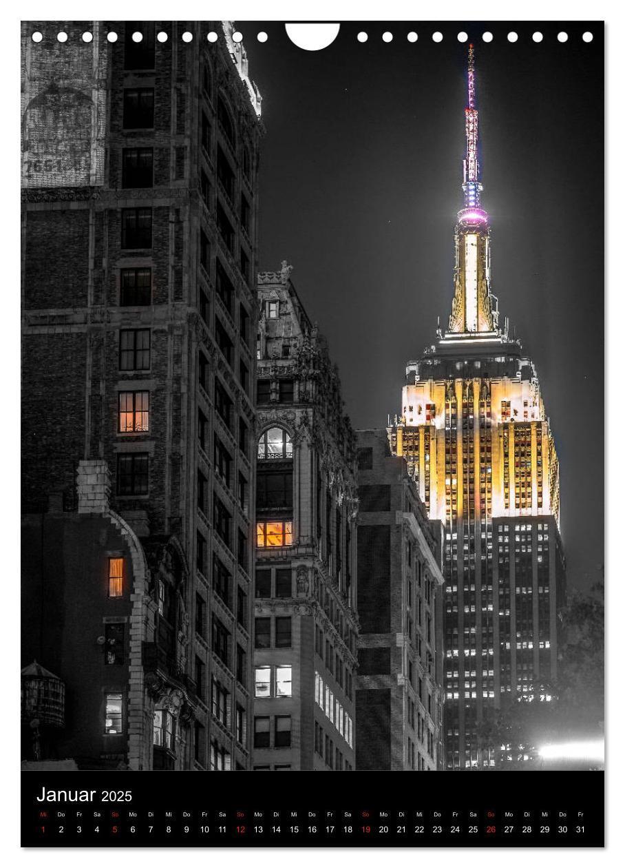 Bild: 9783435971442 | New York City - Color Glow Edition (Wandkalender 2025 DIN A4 hoch),...