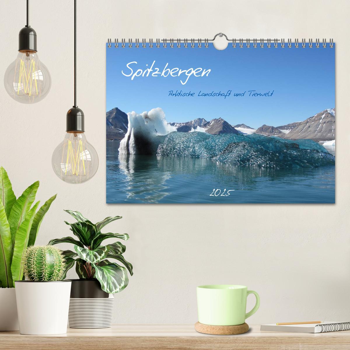 Bild: 9783435774012 | Spitzbergen (Wandkalender 2025 DIN A4 quer), CALVENDO Monatskalender