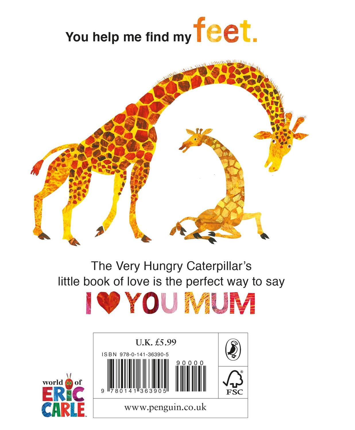 Rückseite: 9780141363905 | I Love Mum with The Very Hungry Caterpillar | Eric Carle | Buch | 2016