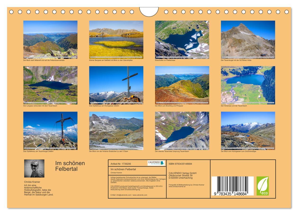 Bild: 9783435148684 | Im schönen Felbertal (Wandkalender 2025 DIN A4 quer), CALVENDO...