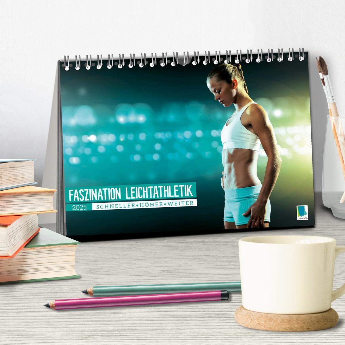 Bild: 9783383901492 | Faszination Leichtathletik: Schneller, höher, weiter (Tischkalender...