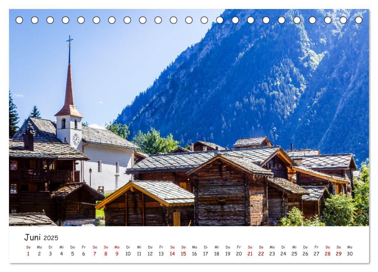 Bild: 9783435103539 | Der Kanton Wallis - einfach liebenswert (Tischkalender 2025 DIN A5...