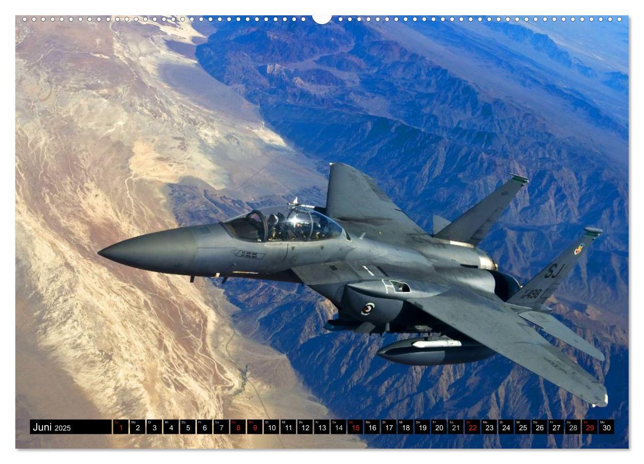 Bild: 9783435727209 | Kampfjets ¿ U.S. Aircraft (Wandkalender 2025 DIN A2 quer), CALVENDO...