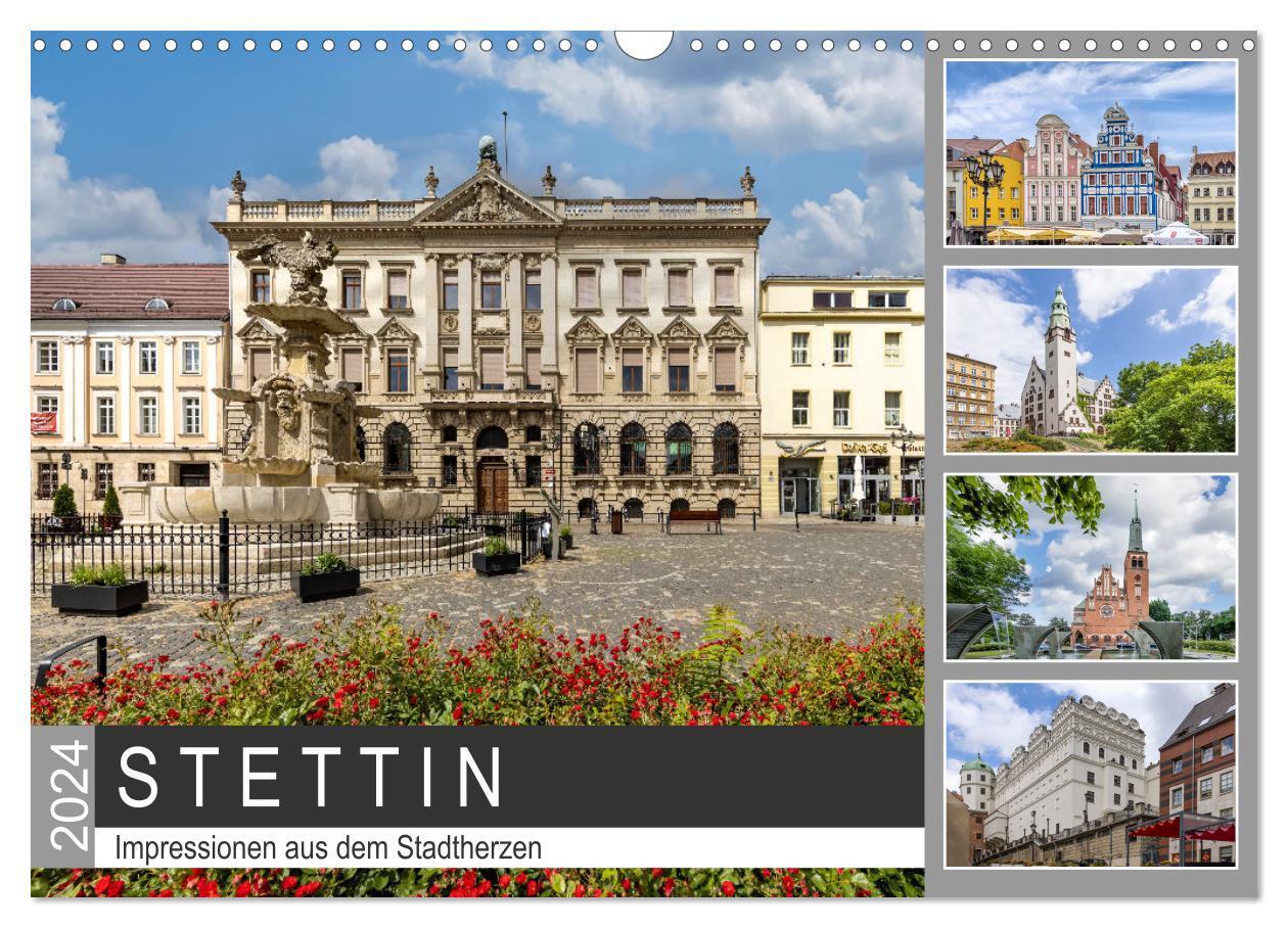 Cover: 9783675547995 | STETTIN Impressionen aus dem Stadtherzen (Wandkalender 2024 DIN A3...