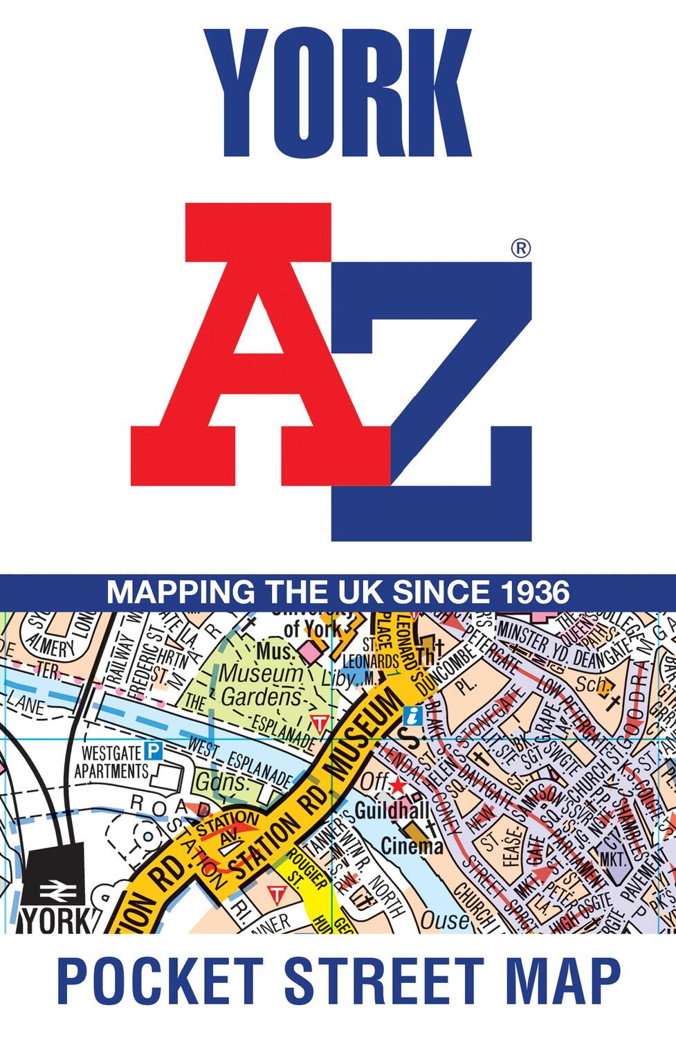 Cover: 9780008391096 | York A-Z Pocket Street Map | A-Z Maps | (Land-)Karte | Karte/Landkarte