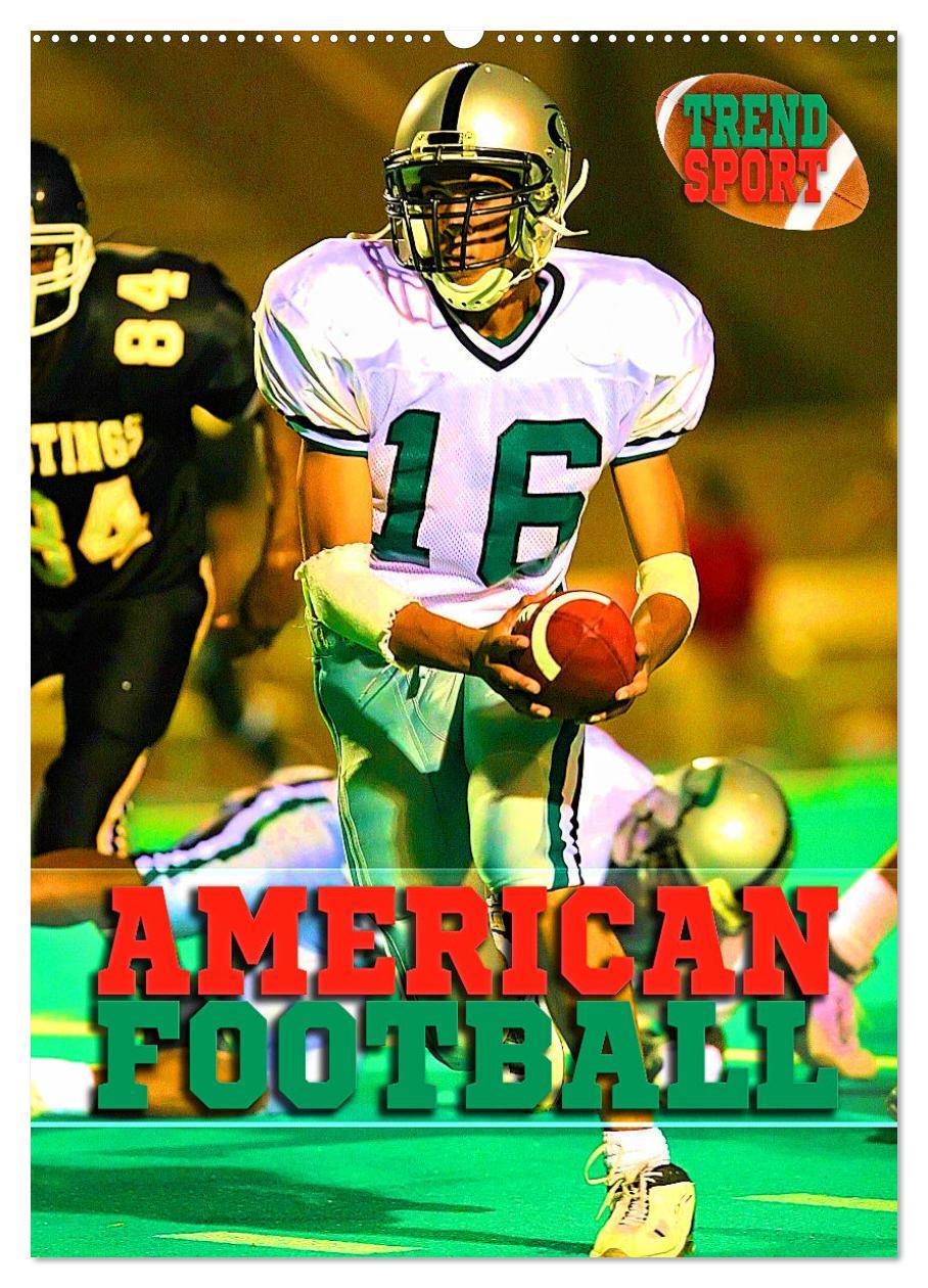 Cover: 9783435910182 | Trendsport American Football (Wandkalender 2025 DIN A2 hoch),...