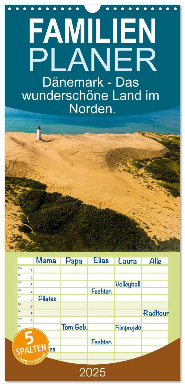 Cover: 9783457094129 | Familienplaner 2025 - Dänemark - Das wunderschöne Land im Norden....