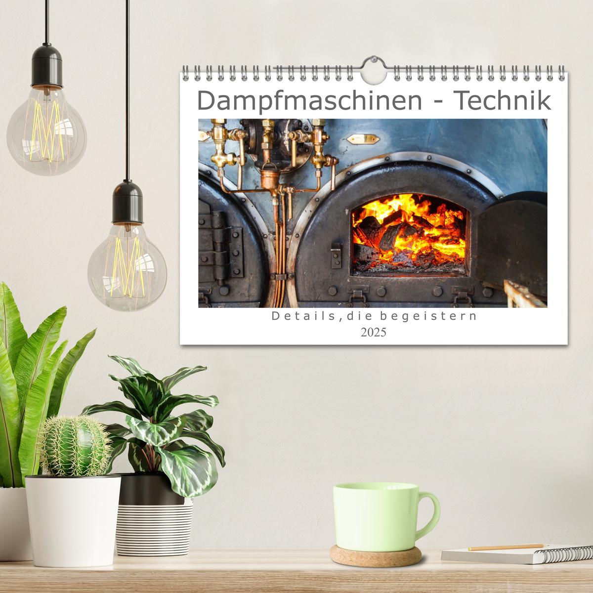 Bild: 9783435101030 | Dampfmaschinen - Technik (Wandkalender 2025 DIN A4 quer), CALVENDO...