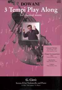 Cover: 632977030041 | Sonata II for Violoncello and Piano in G Major | Cirri | Dowani