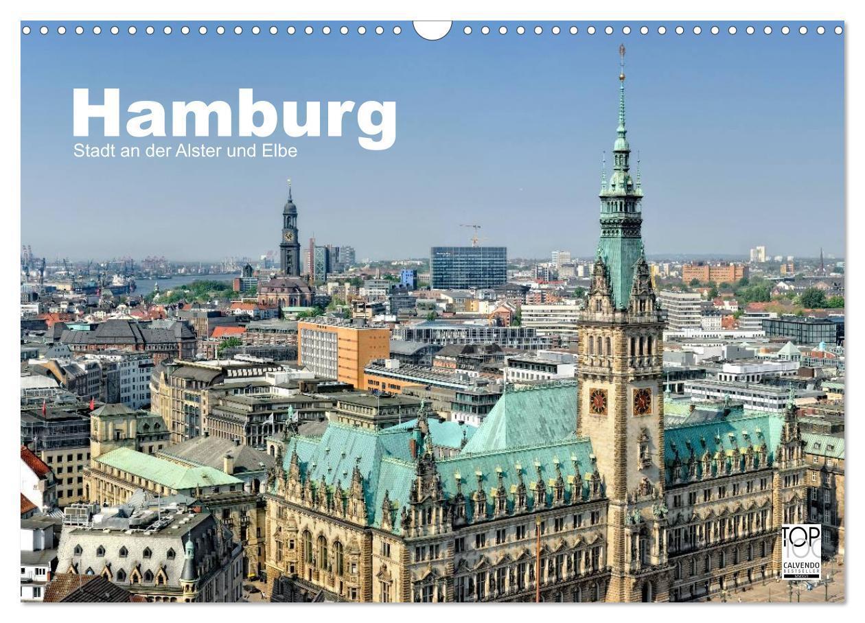 Cover: 9783675759145 | Hamburg Stadt an der Alster und Elbe (Wandkalender 2024 DIN A3...