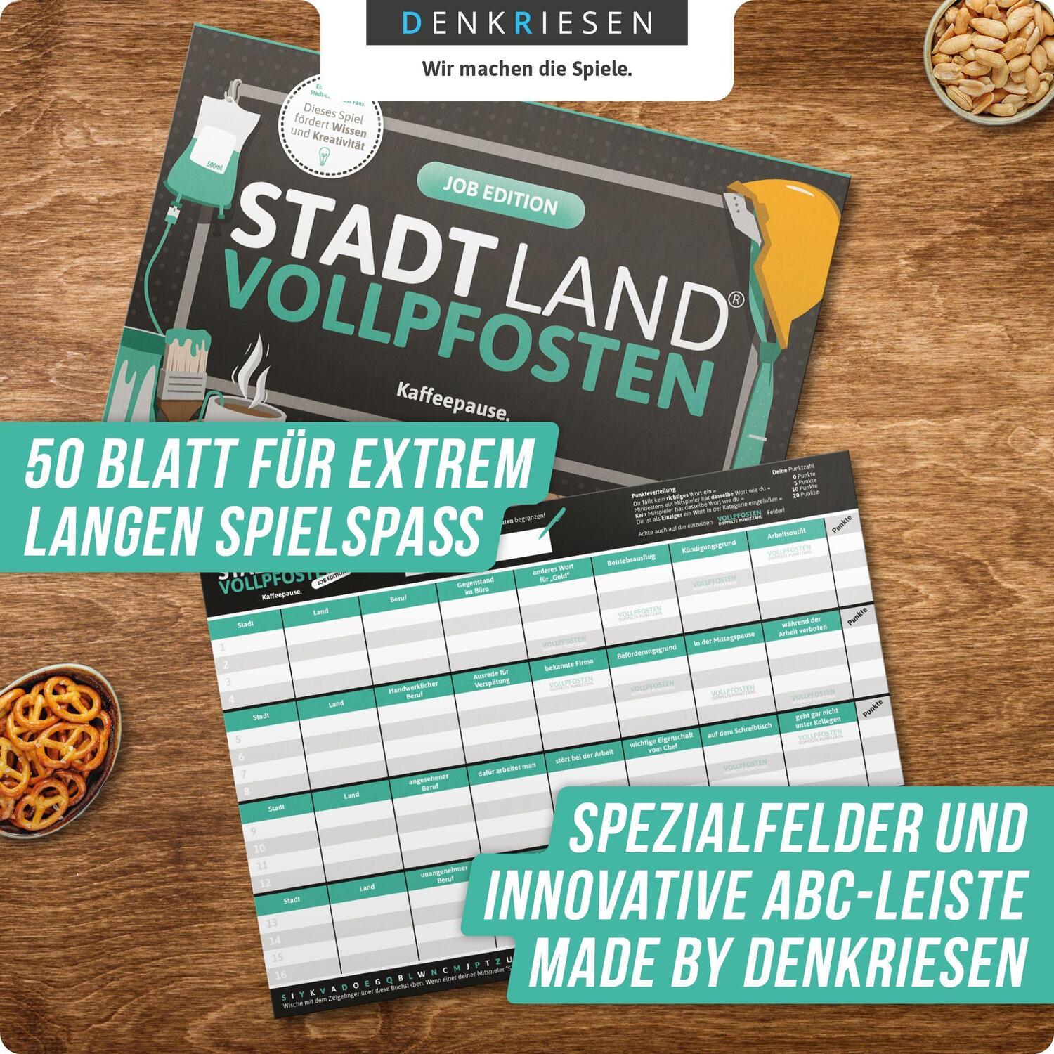 Bild: 4260528090419 | STADT LAND VOLLPFOSTEN® - JOB EDITION "Kaffeepause." | Kaffeepause.