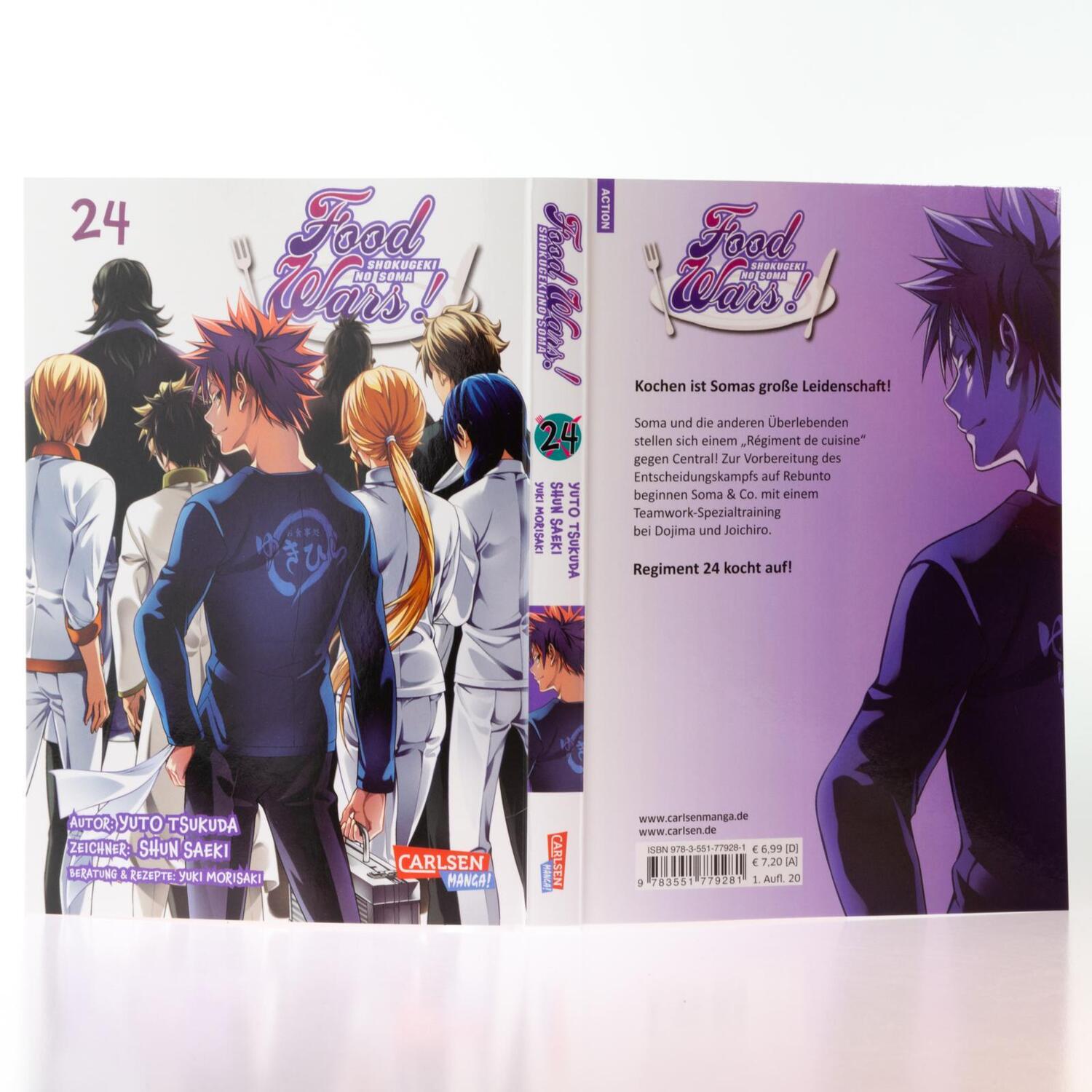 Bild: 9783551779281 | Food Wars - Shokugeki No Soma 24 | Yuto Tsukuda (u. a.) | Taschenbuch