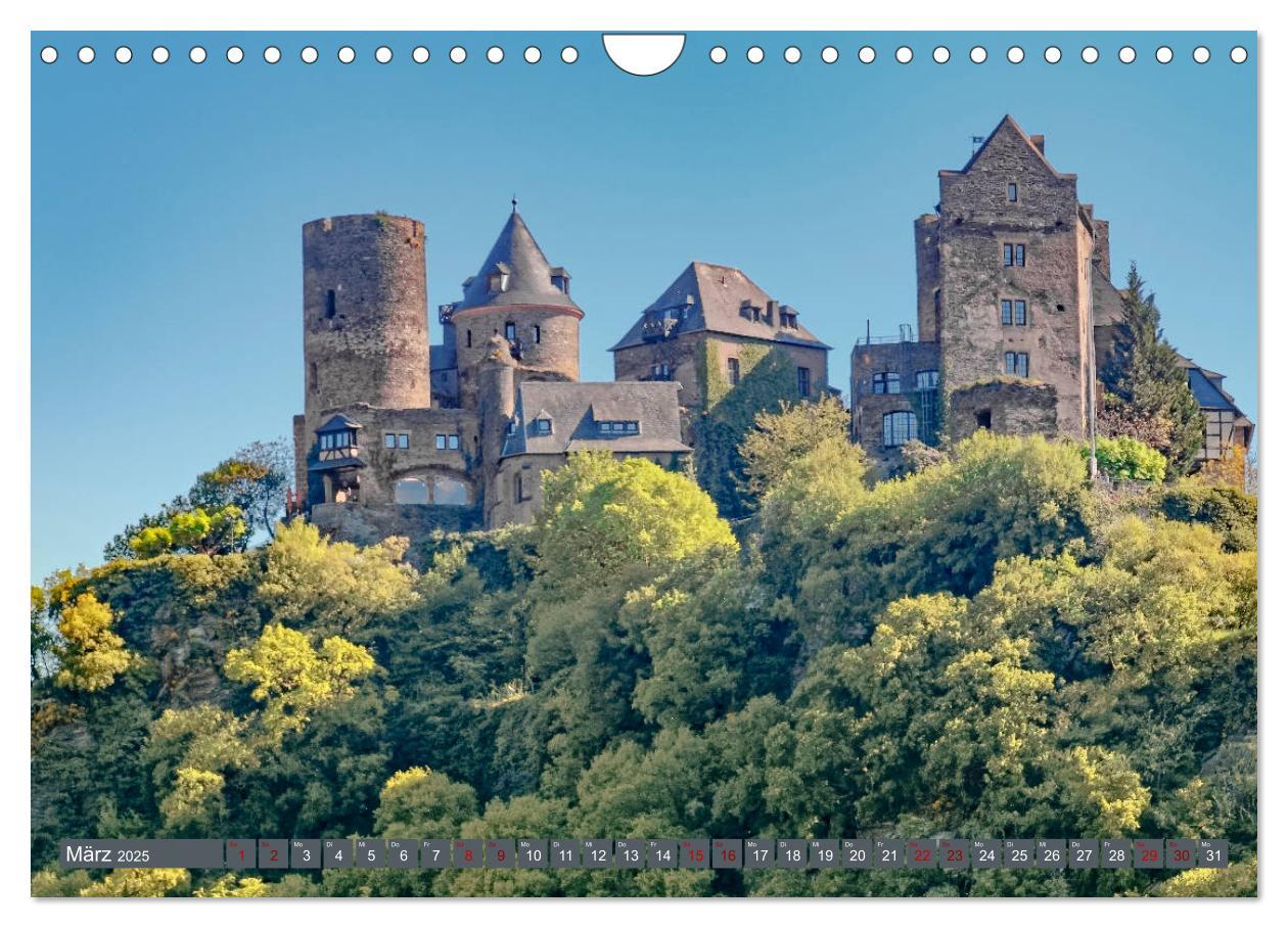 Bild: 9783435362394 | Burgen der Rheinromantik (Wandkalender 2025 DIN A4 quer), CALVENDO...