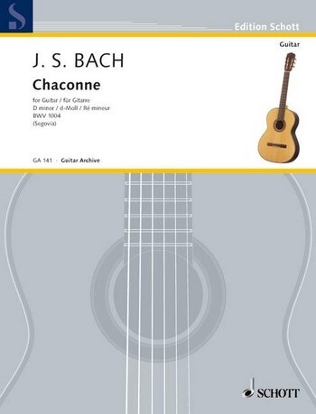 Cover: 9790001095778 | Chaconne D | Johann Sebastian Bach | Buch | Schott Music