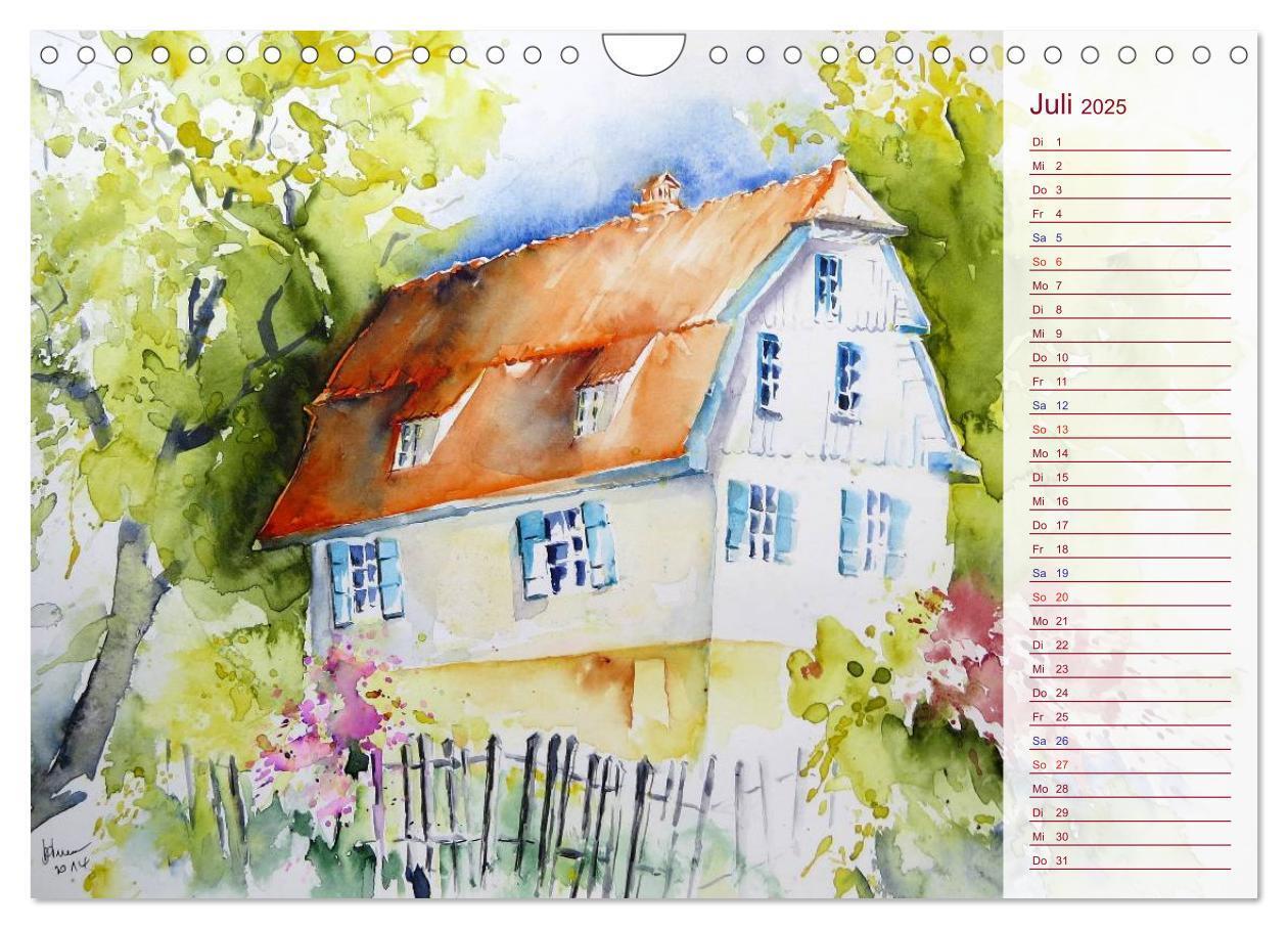 Bild: 9783435523122 | Murnau und das Blaue Land - Aquarelle und Fotografien (Wandkalender...