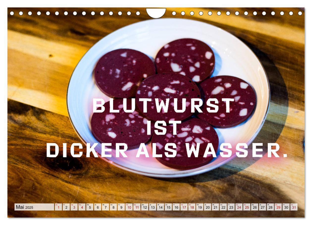 Bild: 9783435113170 | Wurstkalender. Es geht um die Wurst. (Wandkalender 2025 DIN A4...