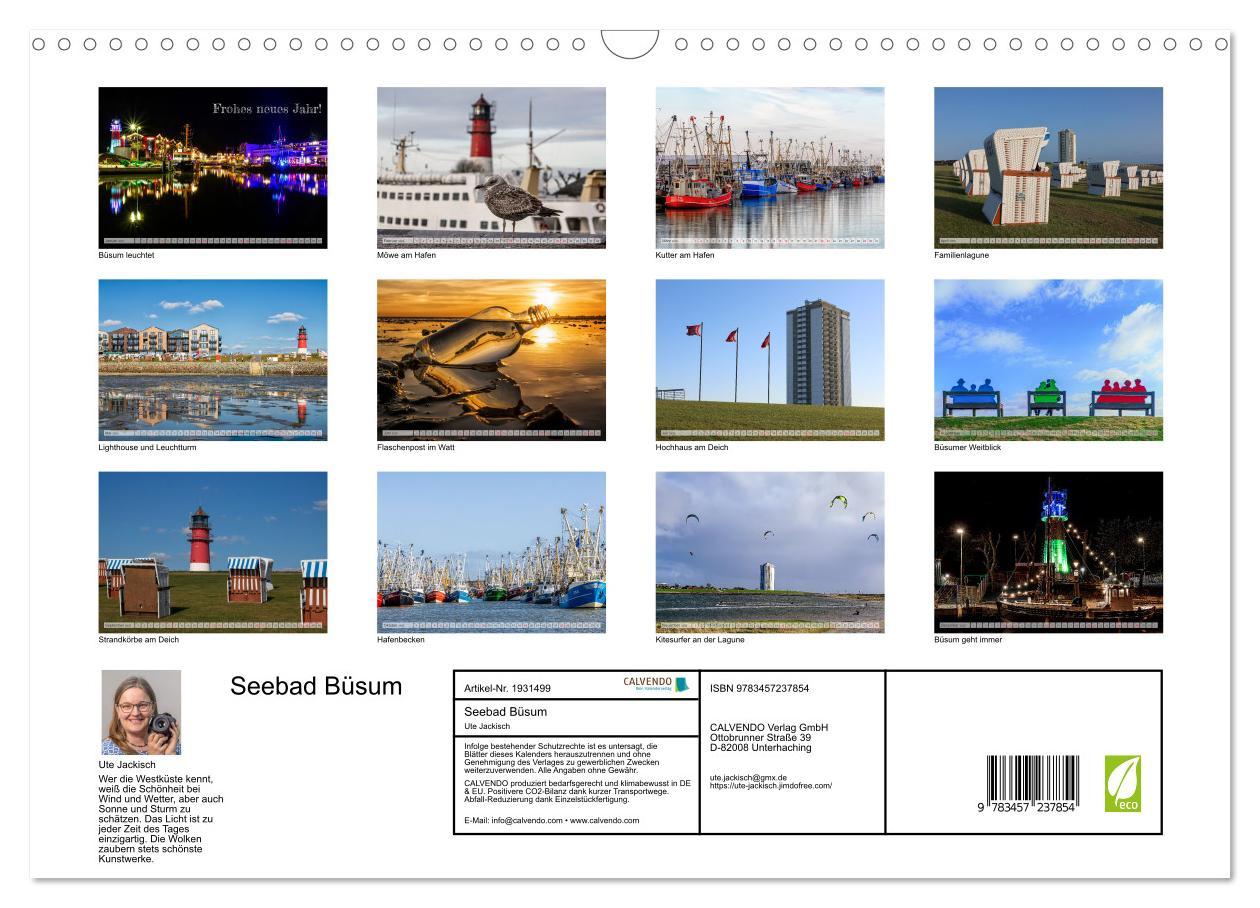 Bild: 9783457237854 | Seebad Büsum (Wandkalender 2025 DIN A3 quer), CALVENDO Monatskalender