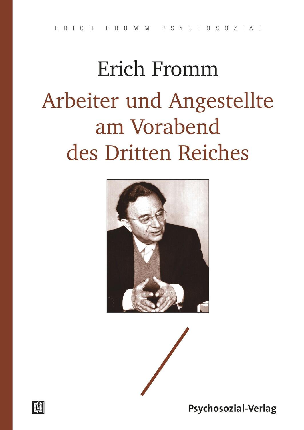 Cover: 9783837929157 | Arbeiter und Angestellte am Vorabend des Dritten Reiches | Erich Fromm