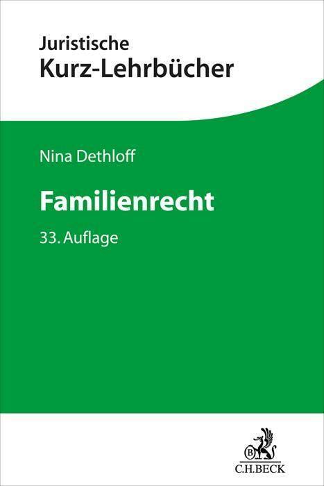 Cover: 9783406781360 | Familienrecht | Ein Studienbuch | Nina Dethloff | Taschenbuch | 2022
