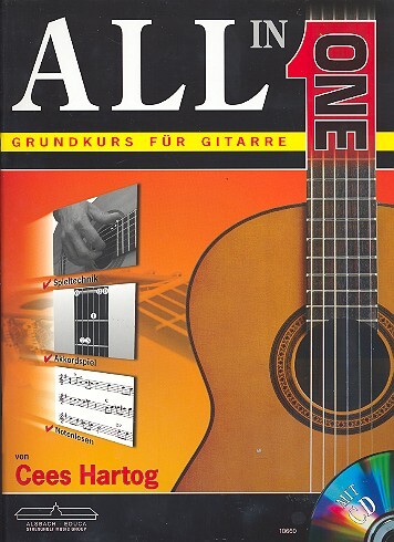 Cover: 9990051767681 | All in one (+CD) (dt) für Gitarre | Cees Hartog | Alsbach Educa