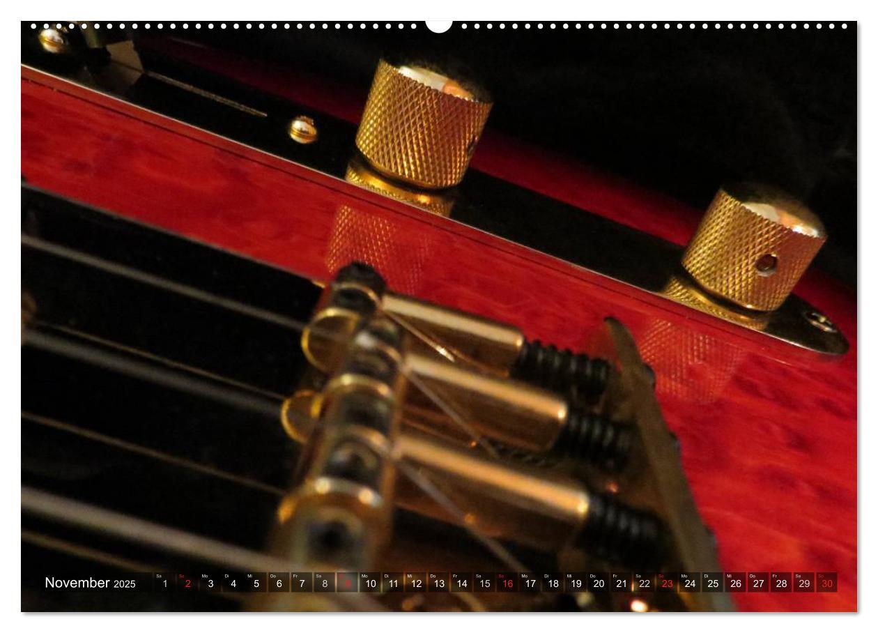 Bild: 9783435745753 | GITARREN Closeups (Wandkalender 2025 DIN A2 quer), CALVENDO...