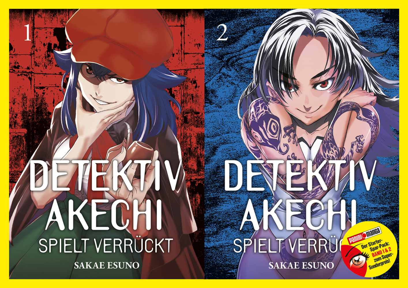Cover: 9783741623103 | Detektiv Akechi spielt verrückt: Starter-Spar-Pack | Sakae Esuno
