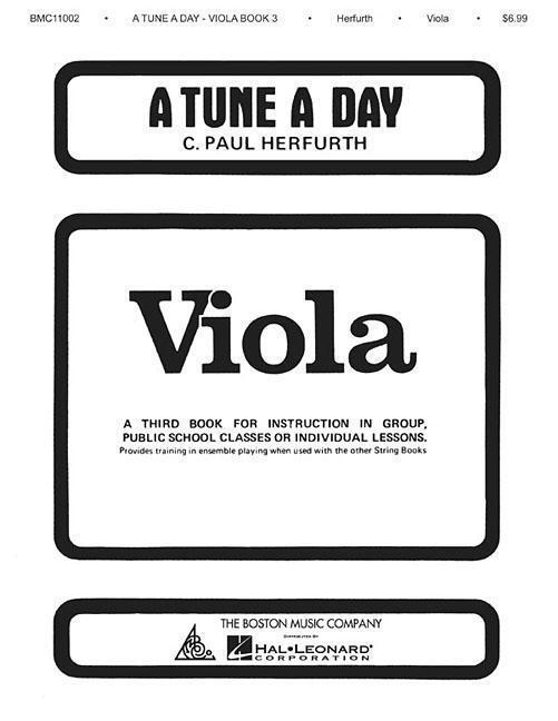 Cover: 9780711915909 | A Tune a Day: Viola, Book Three | C. Paul Herfurth | Taschenbuch