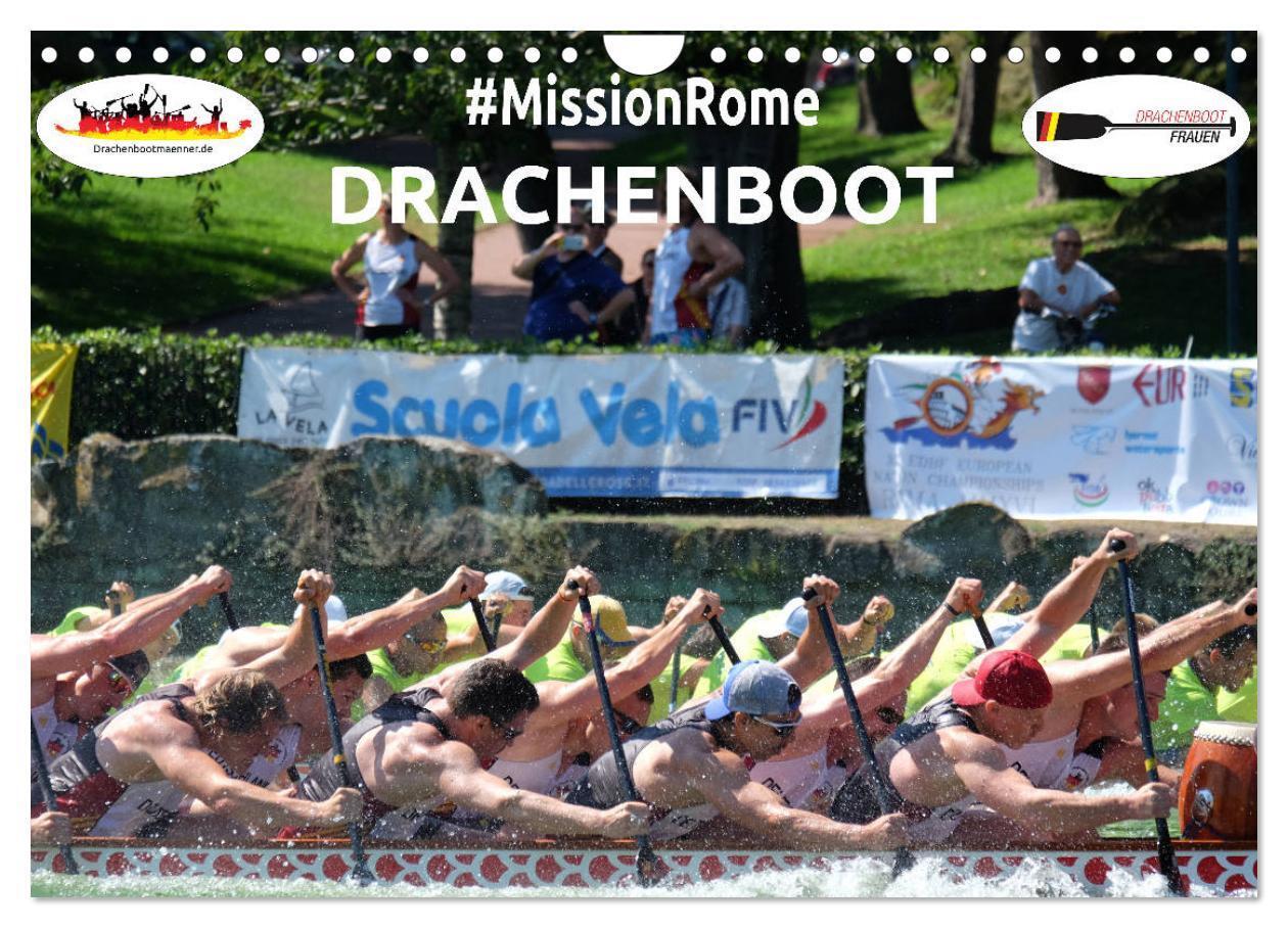 Cover: 9783435420087 | Drachenboot - MissionRome (Wandkalender 2025 DIN A4 quer), CALVENDO...