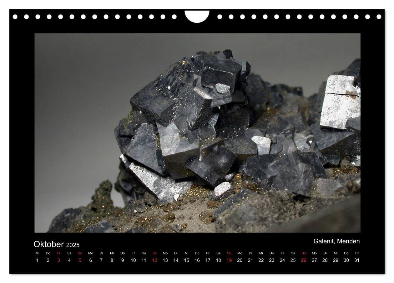 Bild: 9783435770052 | Mineralien aus dem Sauerland (Wandkalender 2025 DIN A4 quer),...