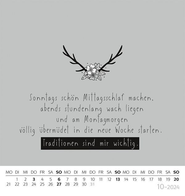 Bild: 9783731869641 | Visual Words Black 2024 | Korsch Verlag | Kalender | Spiralbindung