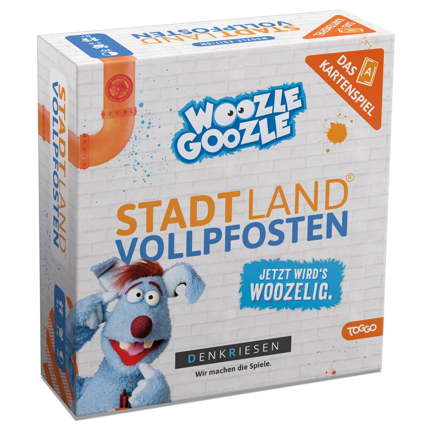 Cover: 4260528091782 | STADT LAND VOLLPFOSTEN® - Das Kartenspiel - WOOZLE GOOZLE EDITION...