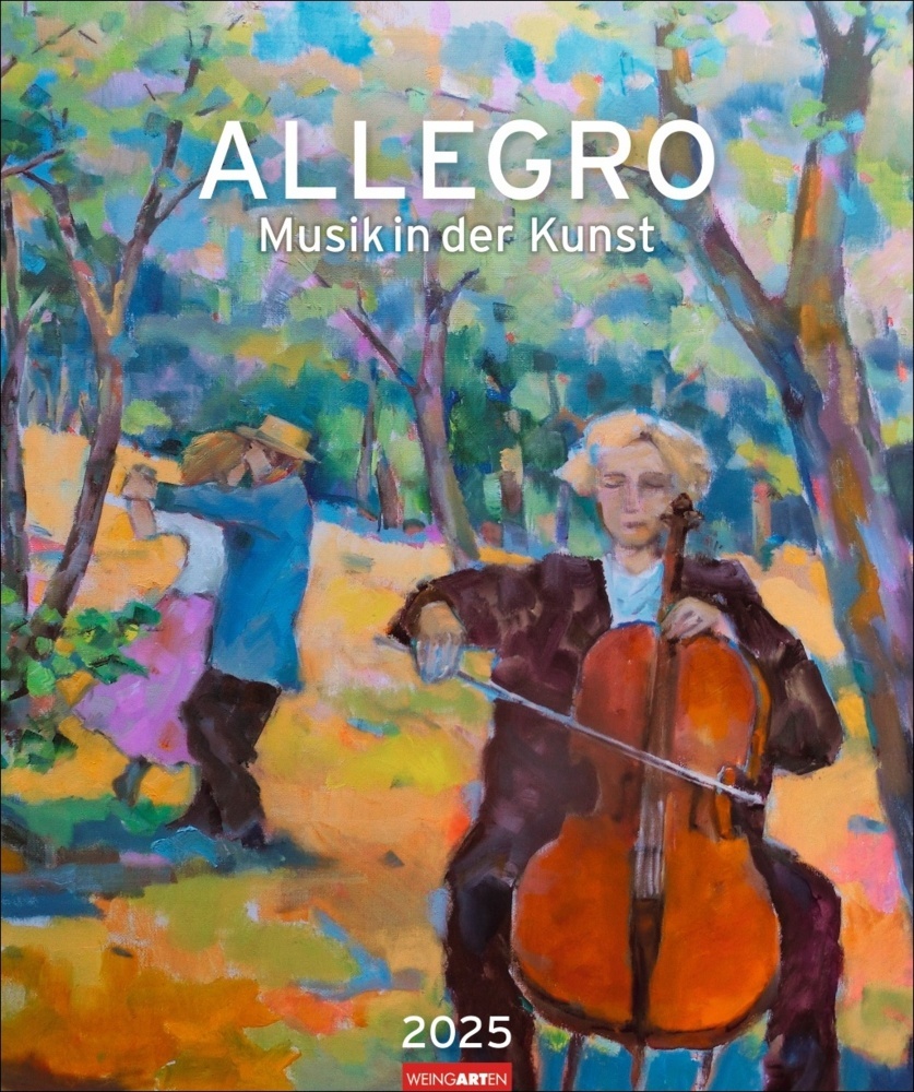 Cover: 9783839901281 | Allegro - Musik in der Kunst Kalender 2025 - Musik in der Kunst | 2025