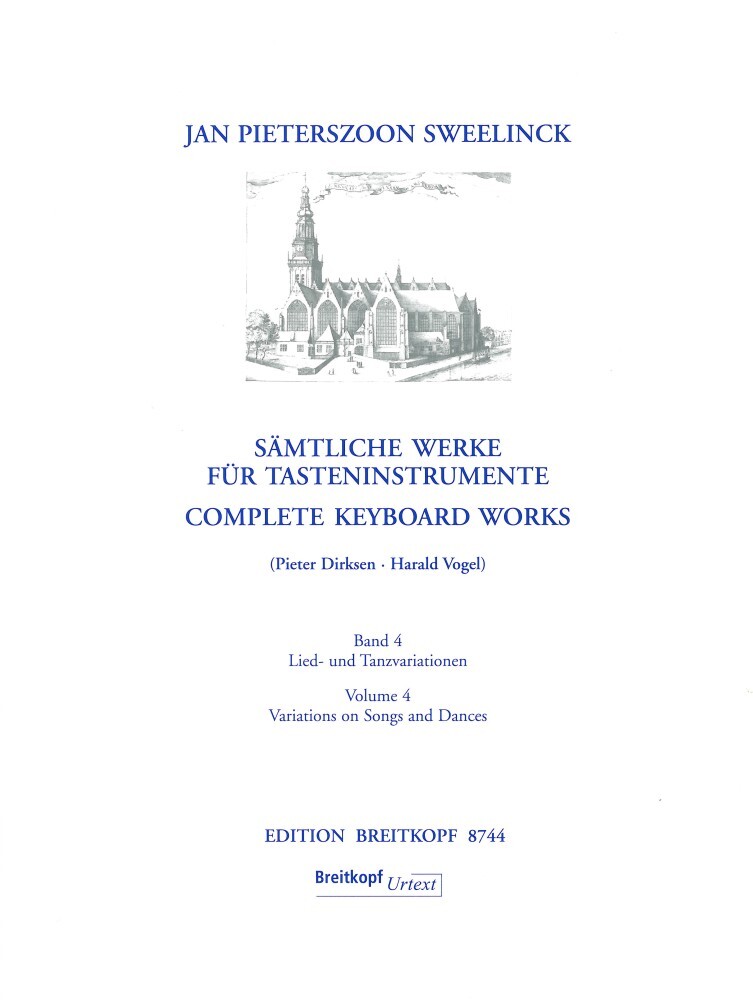 Cover: 9790004182017 | Werke für Tasteninstrumente Bd.4: Lied- und Tanzvariationen, Orgel
