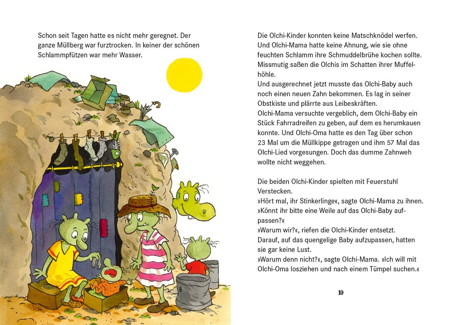 Bild: 9783789108990 | Die Olchis im Land der Dinos | Erhard Dietl | Buch | Olchis | 112 S.