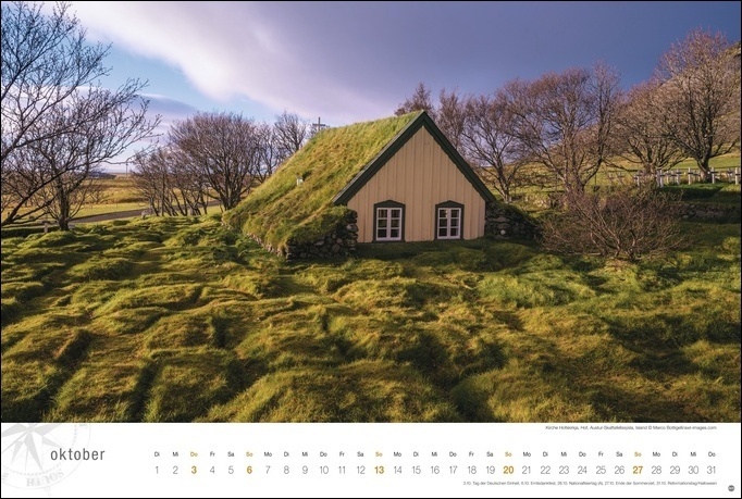 Bild: 9783756400935 | Skandinavien Globetrotter Kalender 2024. Stille Wasser, rote...