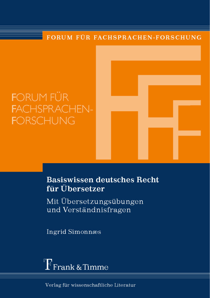 Cover: 9783732901333 | Basiswissen deutsches Recht für Übersetzer | Ingrid Simonnaes | Buch