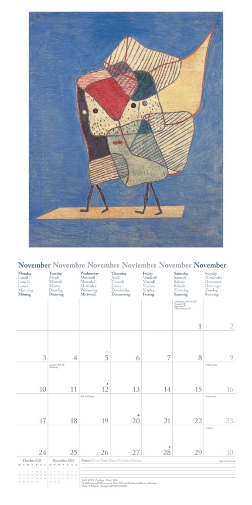 Bild: 4002725987921 | N NEUMANNVERLAGE - Bauhaus 2025 Broschürenkalender, 30x30cm,...