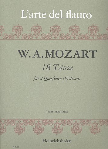 Cover: 9790204422692 | Tanze(18) | Wolfgang Amadeus Mozart | Buch | Heinrichshofen Verlag