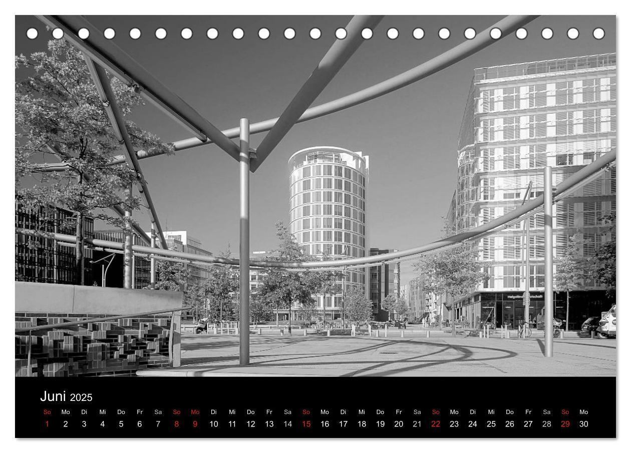 Bild: 9783435718207 | Hamburg monochrome Impressionen (Tischkalender 2025 DIN A5 quer),...