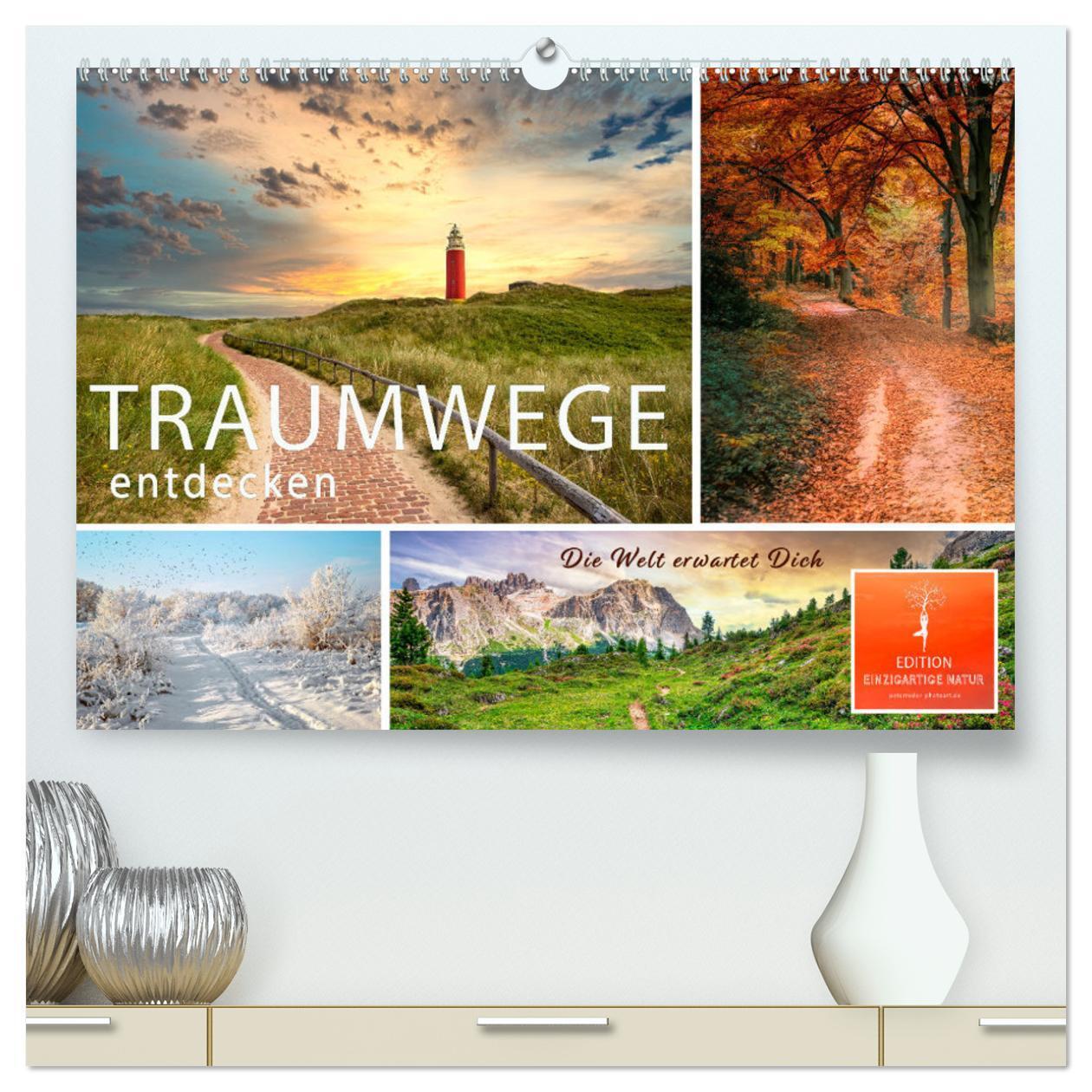 Cover: 9783435069446 | Traumwege entdecken (hochwertiger Premium Wandkalender 2025 DIN A2...