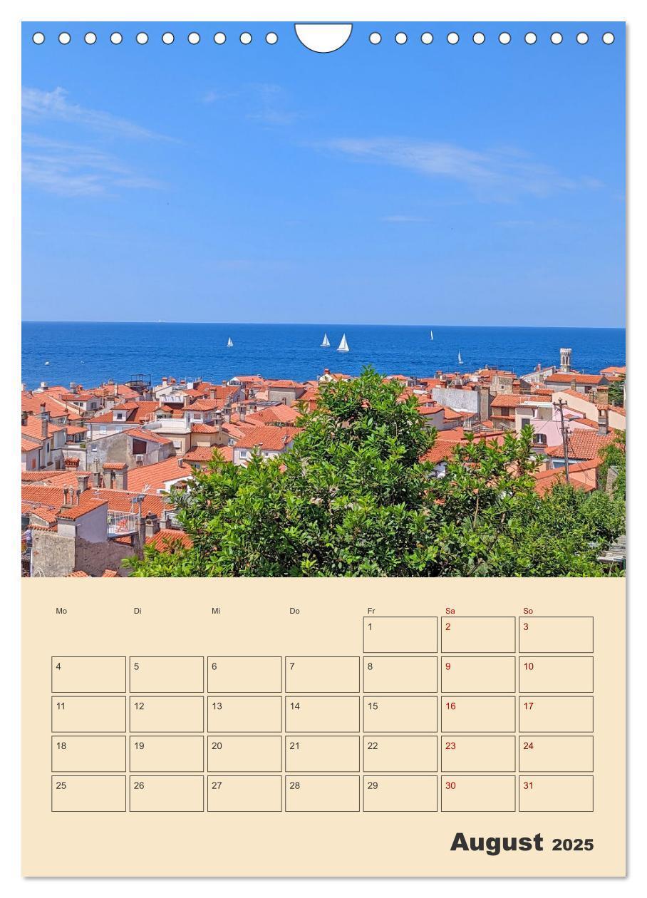 Bild: 9783435863440 | Piran, Sloweniens Perle am Mittelmeer (Wandkalender 2025 DIN A4...