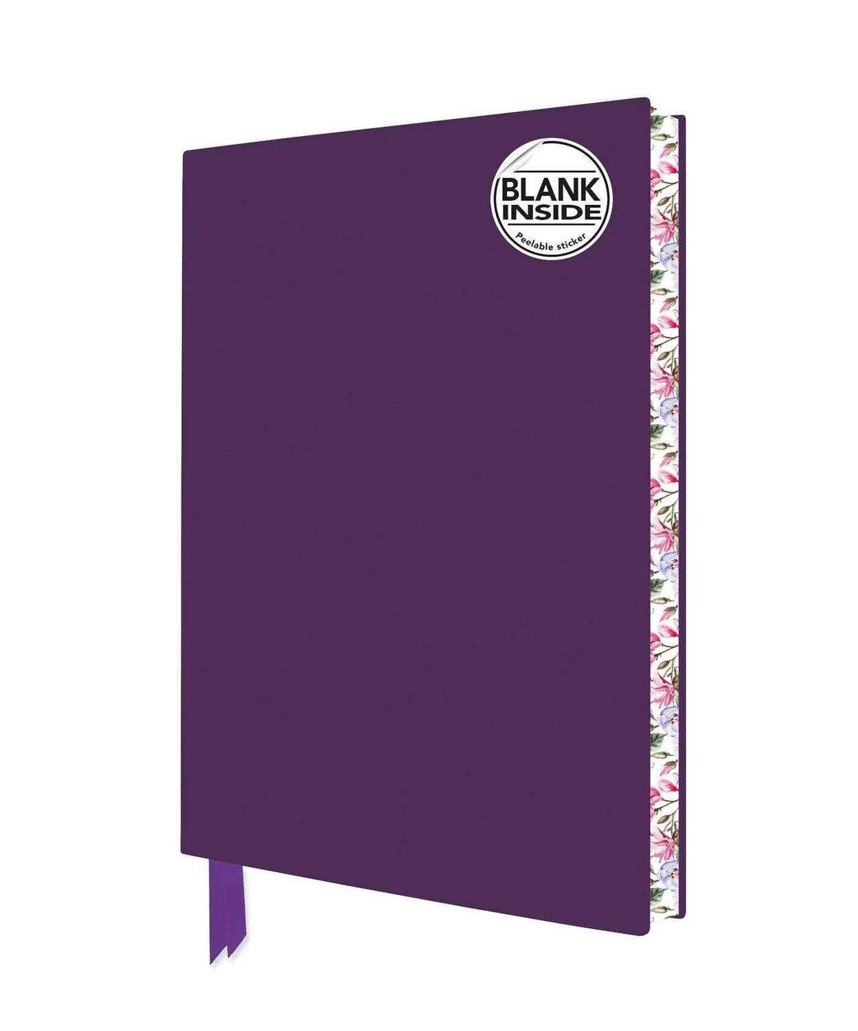 Cover: 9781804171943 | Purple Blank Artisan Notebook (Flame Tree Journals) | Taschenbuch