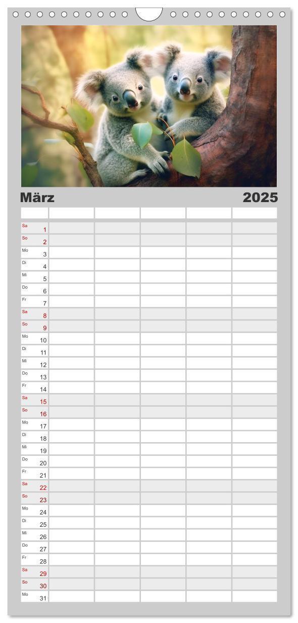 Bild: 9783457090480 | Familienplaner 2025 - Unzertennlich mit 5 Spalten (Wandkalender, 21...