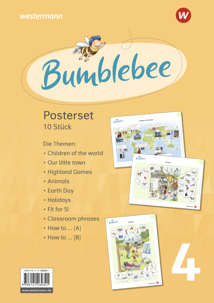 Cover: 9783141269321 | Bumblebee - Ausgabe 2021 für das 3. / 4. Schuljahr | Posterset 4