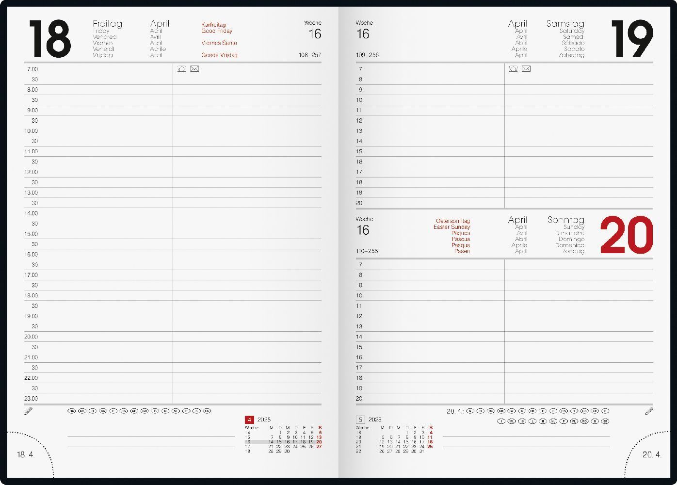 Bild: 4061947128819 | Buchkalender Modell 795 (2025) inspire | 1 Seite = 1 Tag, A5 | 352 S.