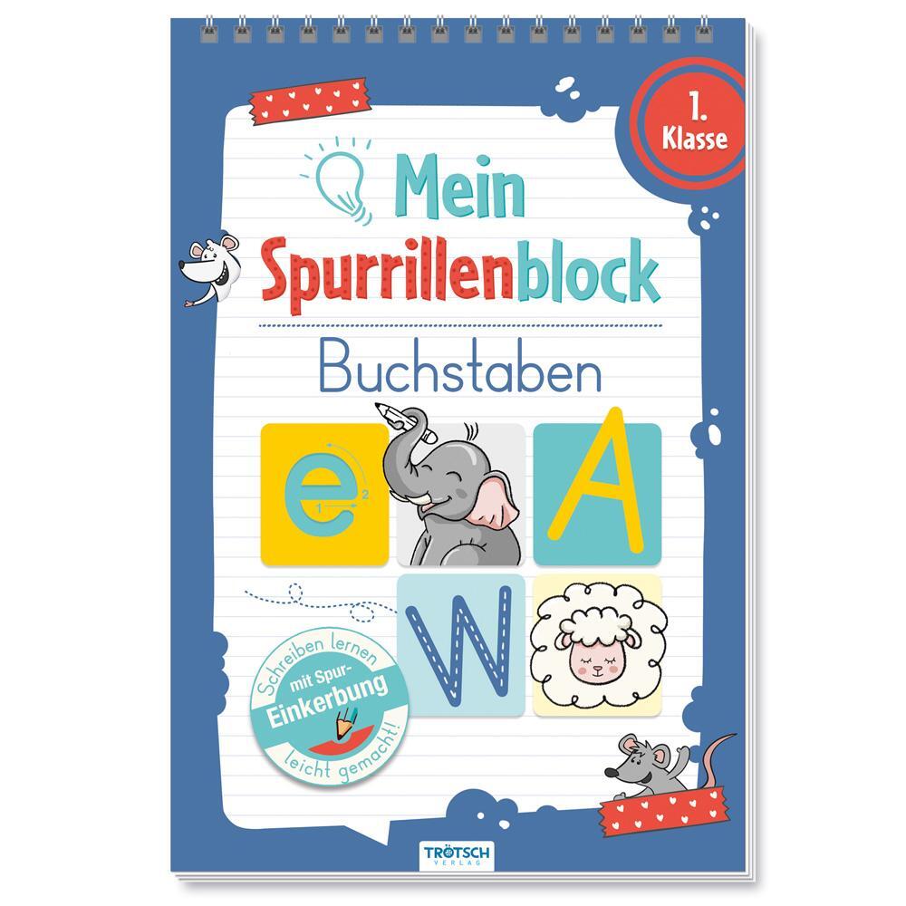 Cover: 9783965523494 | Trötsch Mein Spurrillenblock Buchstaben Übungsbuch | KG | Taschenbuch